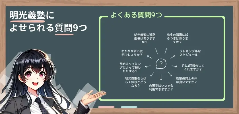 明光義塾によくある9つの質問