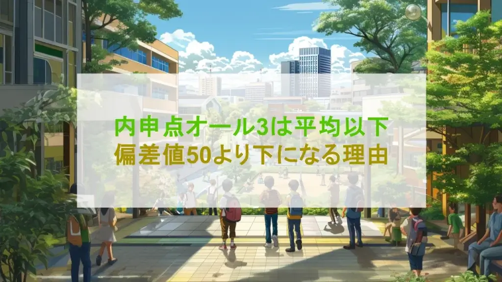 オール3 内申点