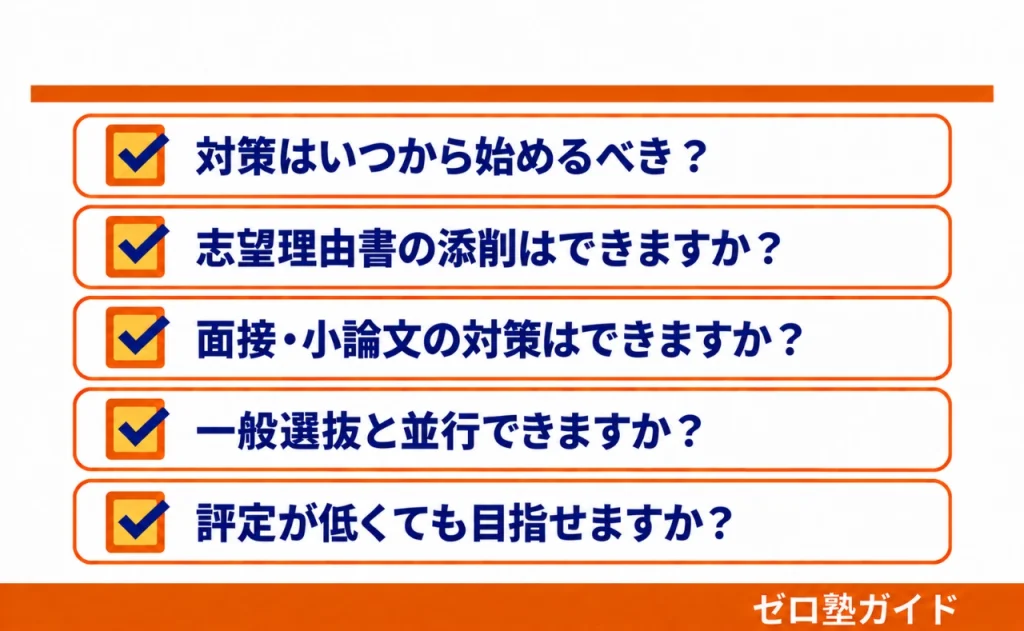 Axisのオンライン家庭教師 総合型選抜④
