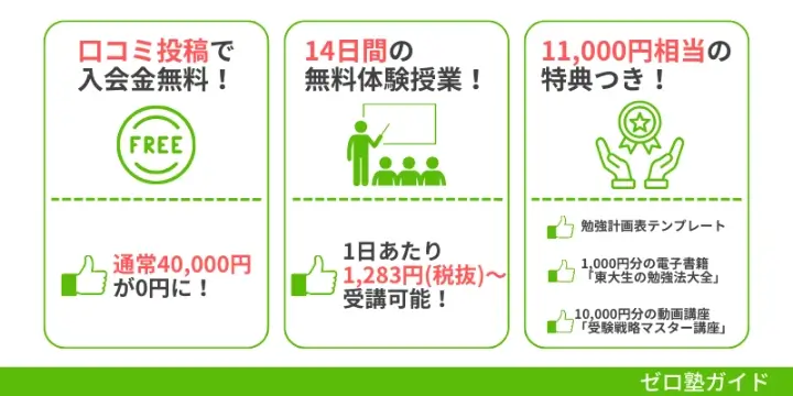 【今だけ】東大毎日塾のキャンペーン内容