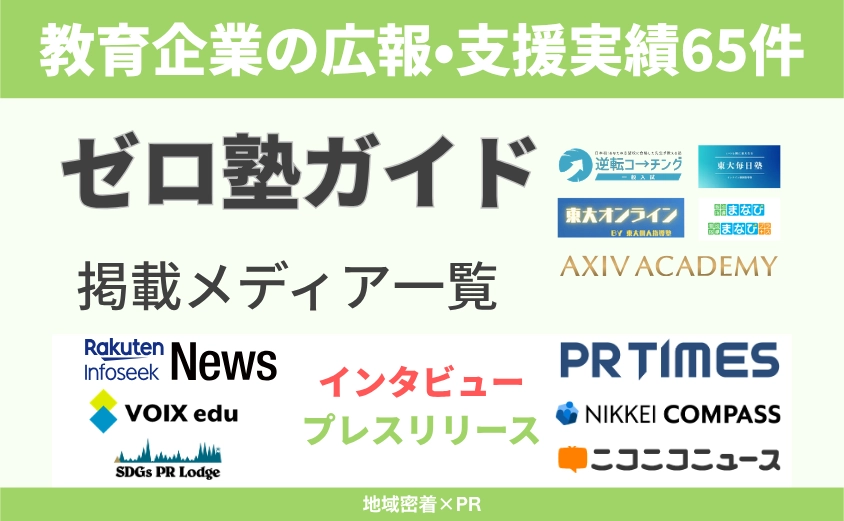 ゼロ塾ガイド 取材実績