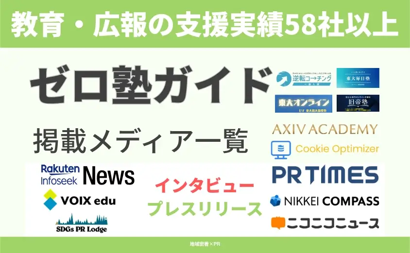 ゼロ塾ガイド 取材実績