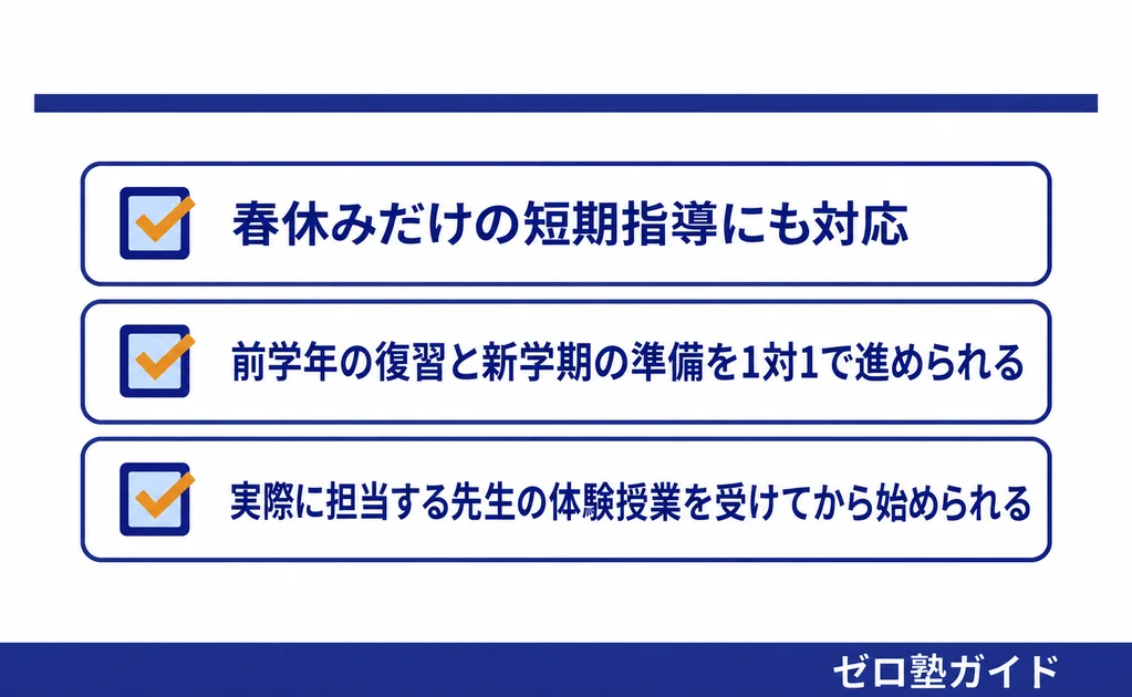 家庭教師ファースト 春期講習①