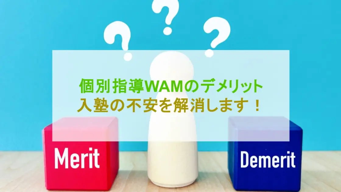個別指導WAM デメリット