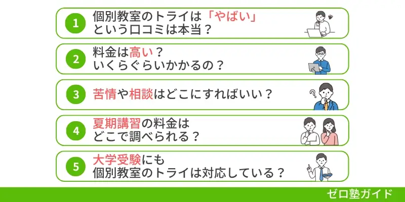個別教室のトライ 成績上がらない⑥