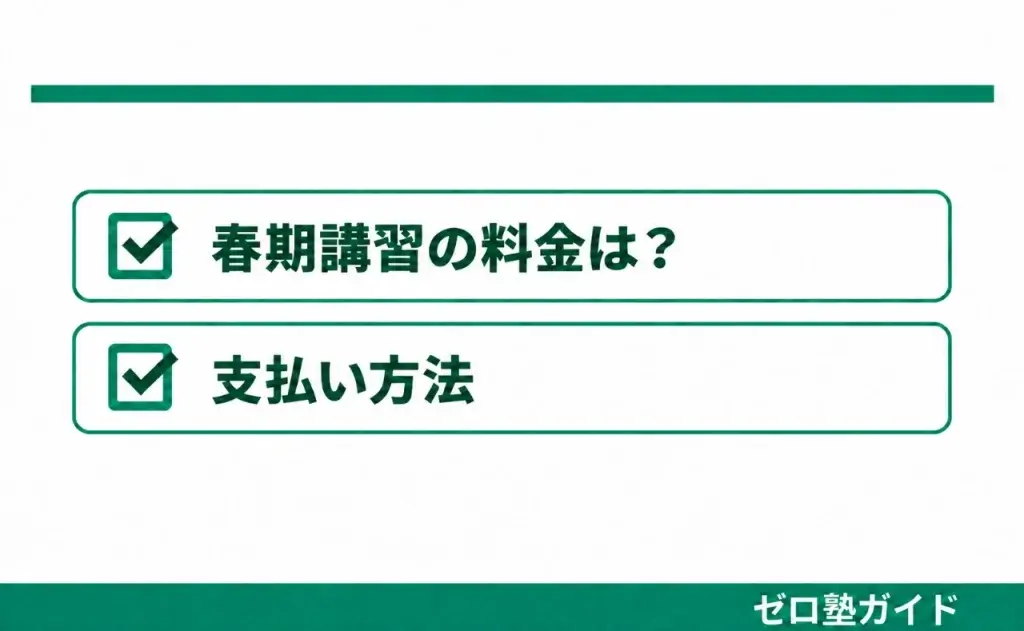 個別指導WAM 春期講習②
