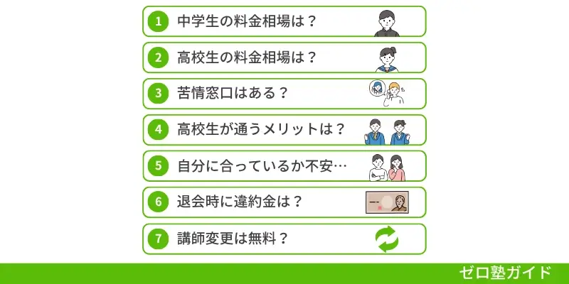 個別教室のトライによくある質問Q&A