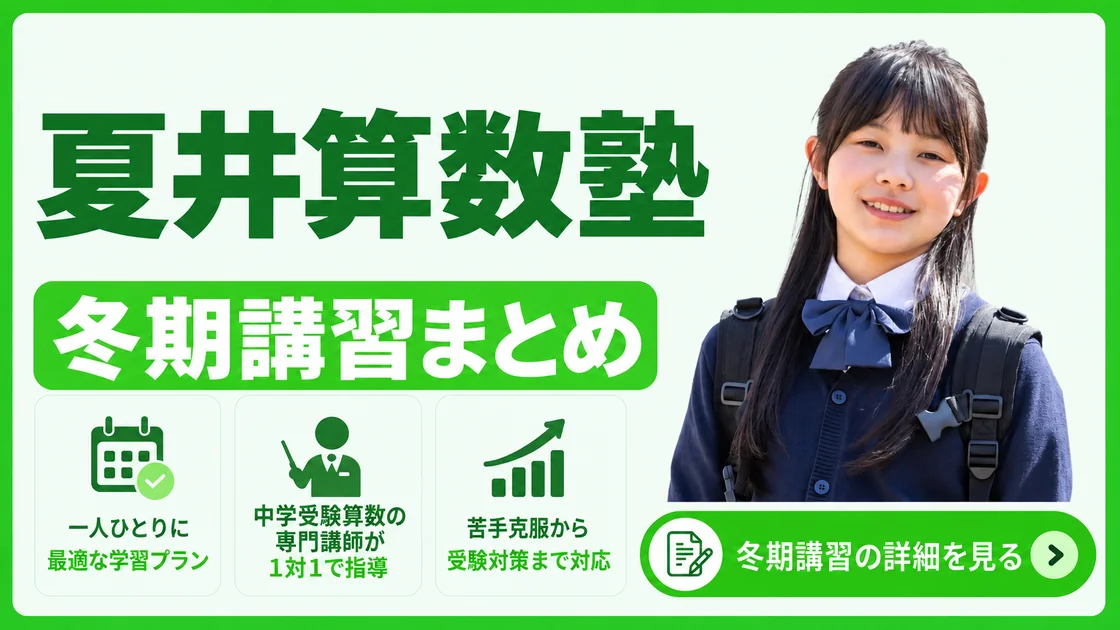 夏井算数塾 冬期講習