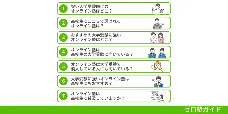 オンライン塾 大学受験 ランキング③