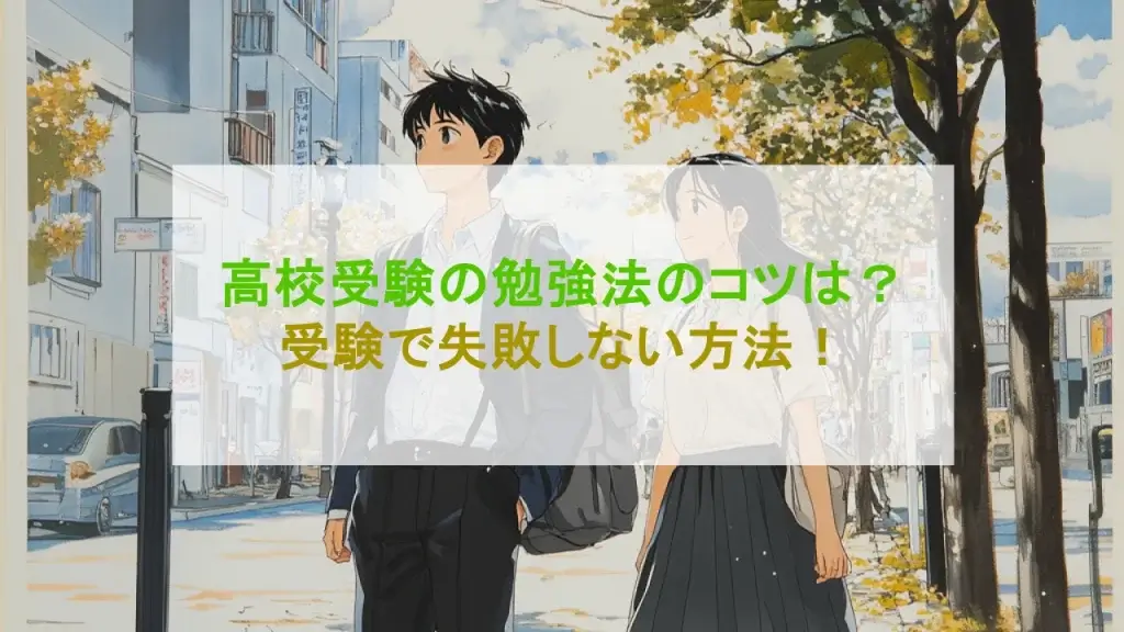 高校受験 勉強法
