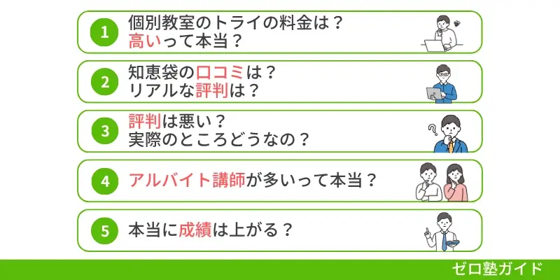 個別教室のトライ デメリット⑤