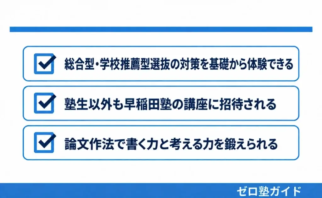 早稲田塾 春期講習①