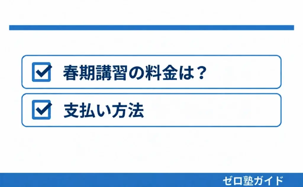 早稲田塾 春期講習②