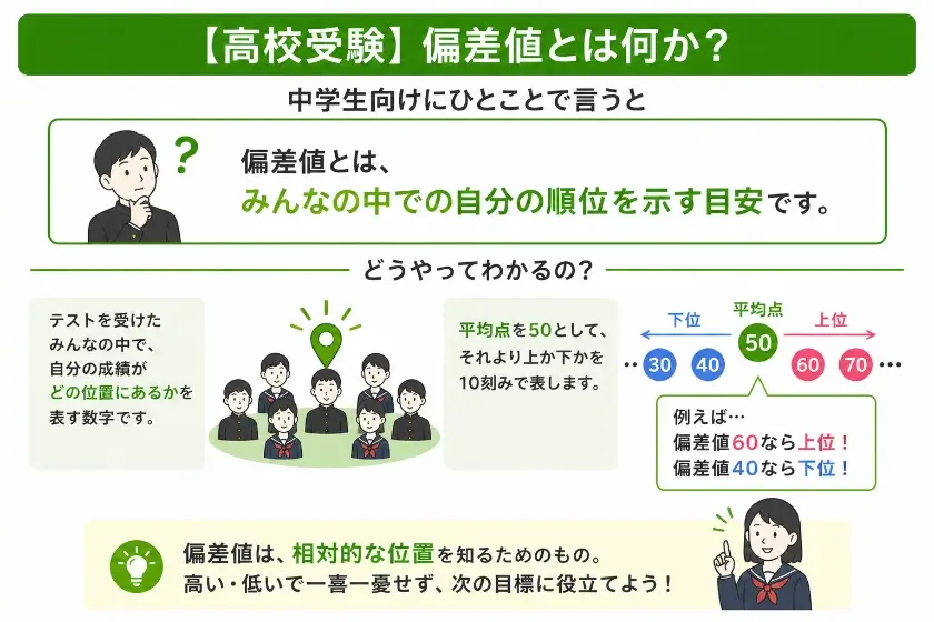 偏差値とは 中学生①